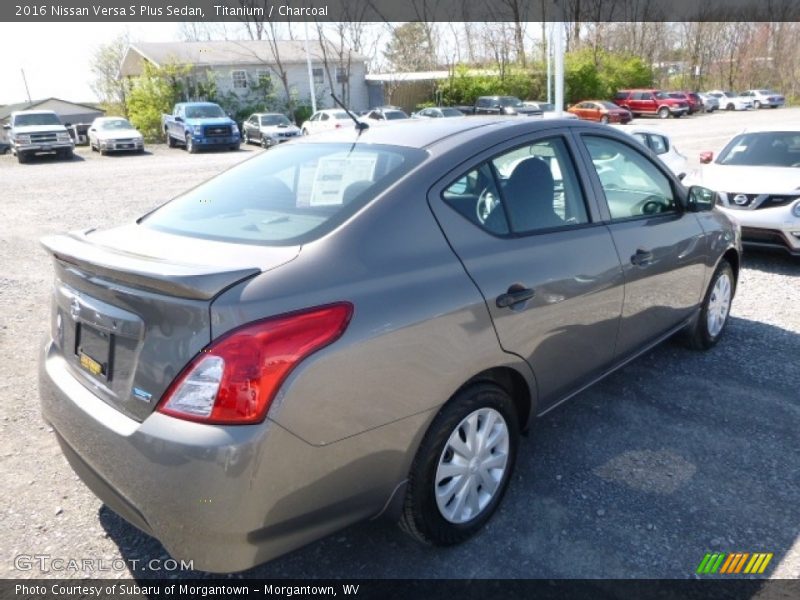 Titanium / Charcoal 2016 Nissan Versa S Plus Sedan