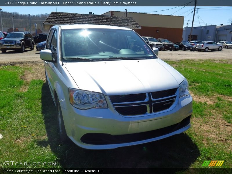 Bright Silver Metallic / Black/Light Graystone 2012 Dodge Grand Caravan SXT