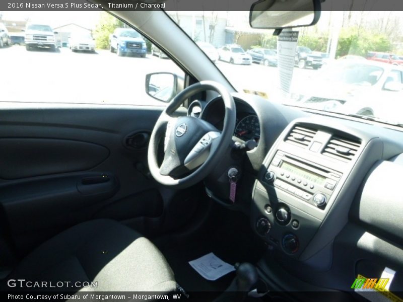 Titanium / Charcoal 2016 Nissan Versa S Plus Sedan