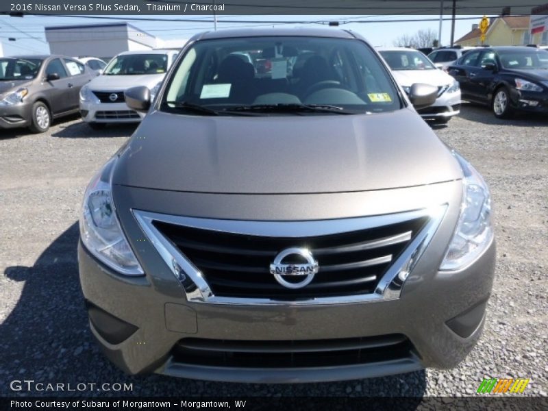 Titanium / Charcoal 2016 Nissan Versa S Plus Sedan