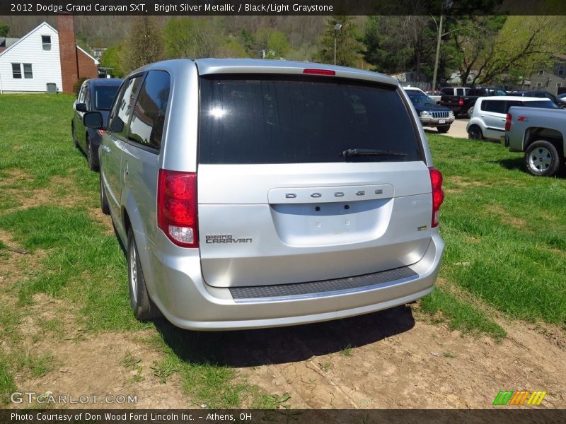 Bright Silver Metallic / Black/Light Graystone 2012 Dodge Grand Caravan SXT