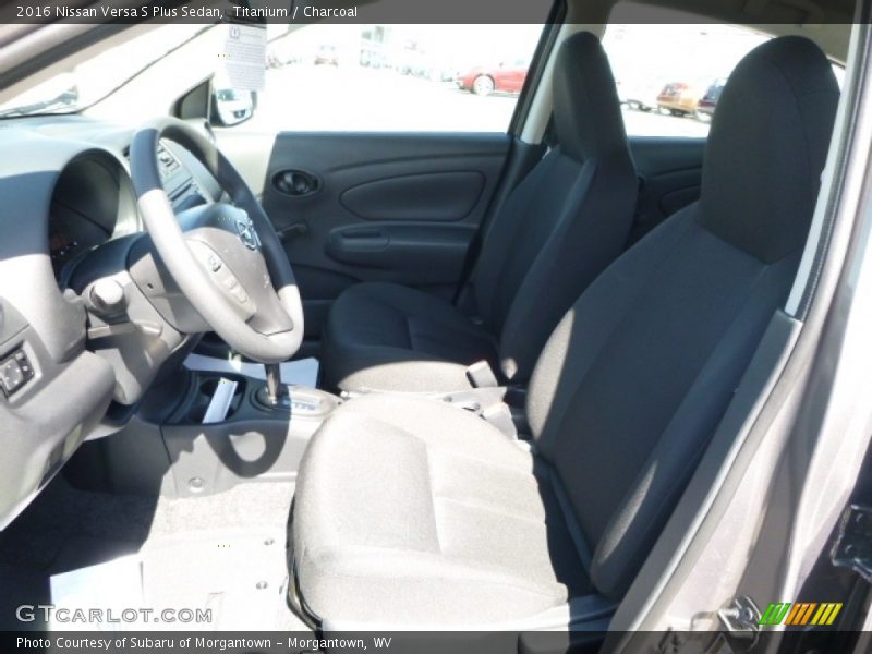 Titanium / Charcoal 2016 Nissan Versa S Plus Sedan
