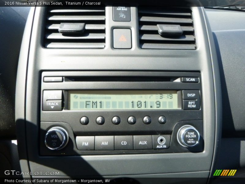 Titanium / Charcoal 2016 Nissan Versa S Plus Sedan