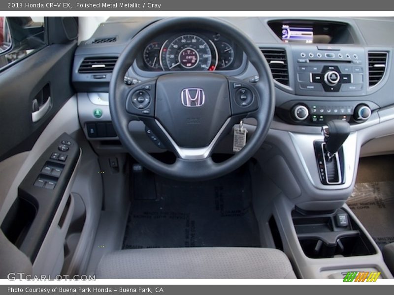 Polished Metal Metallic / Gray 2013 Honda CR-V EX