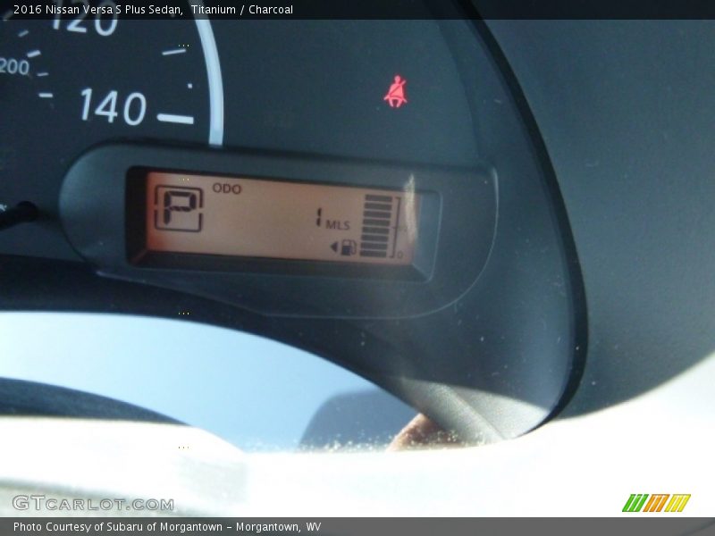 Titanium / Charcoal 2016 Nissan Versa S Plus Sedan