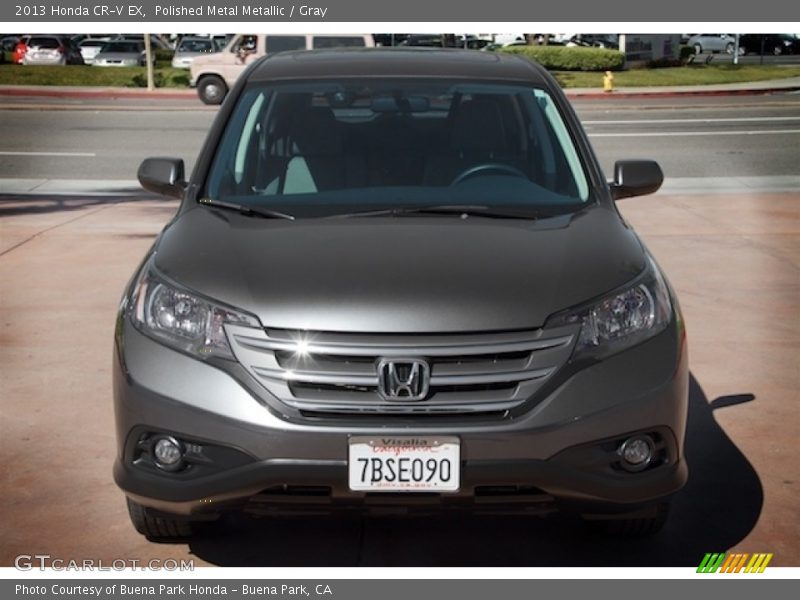 Polished Metal Metallic / Gray 2013 Honda CR-V EX
