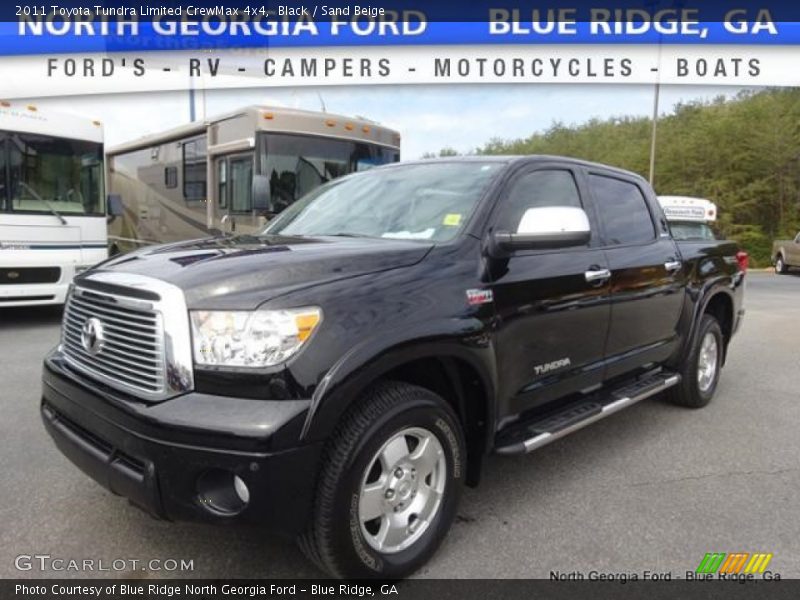 Black / Sand Beige 2011 Toyota Tundra Limited CrewMax 4x4