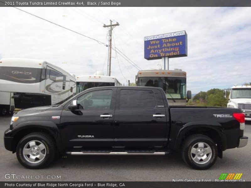 Black / Sand Beige 2011 Toyota Tundra Limited CrewMax 4x4