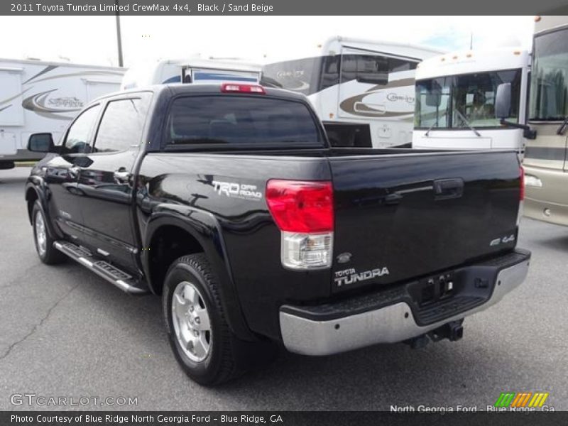 Black / Sand Beige 2011 Toyota Tundra Limited CrewMax 4x4