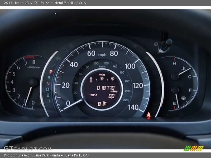 Polished Metal Metallic / Gray 2013 Honda CR-V EX