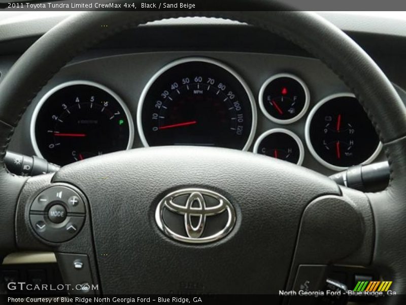 Black / Sand Beige 2011 Toyota Tundra Limited CrewMax 4x4