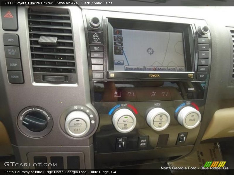 Black / Sand Beige 2011 Toyota Tundra Limited CrewMax 4x4