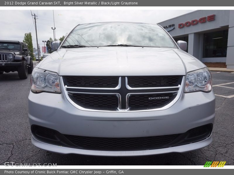 Bright Silver Metallic / Black/Light Graystone 2012 Dodge Grand Caravan SXT