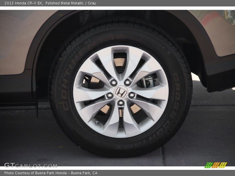 Polished Metal Metallic / Gray 2013 Honda CR-V EX