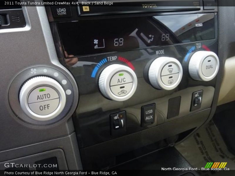 Black / Sand Beige 2011 Toyota Tundra Limited CrewMax 4x4