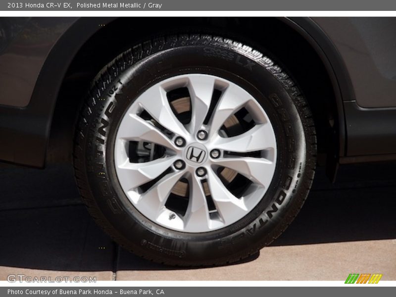 Polished Metal Metallic / Gray 2013 Honda CR-V EX