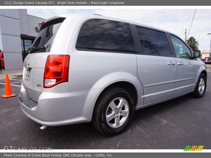 Bright Silver Metallic / Black/Light Graystone 2012 Dodge Grand Caravan SXT