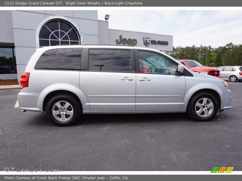 Bright Silver Metallic / Black/Light Graystone 2012 Dodge Grand Caravan SXT