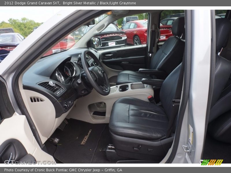 Bright Silver Metallic / Black/Light Graystone 2012 Dodge Grand Caravan SXT