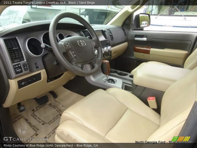 Black / Sand Beige 2011 Toyota Tundra Limited CrewMax 4x4