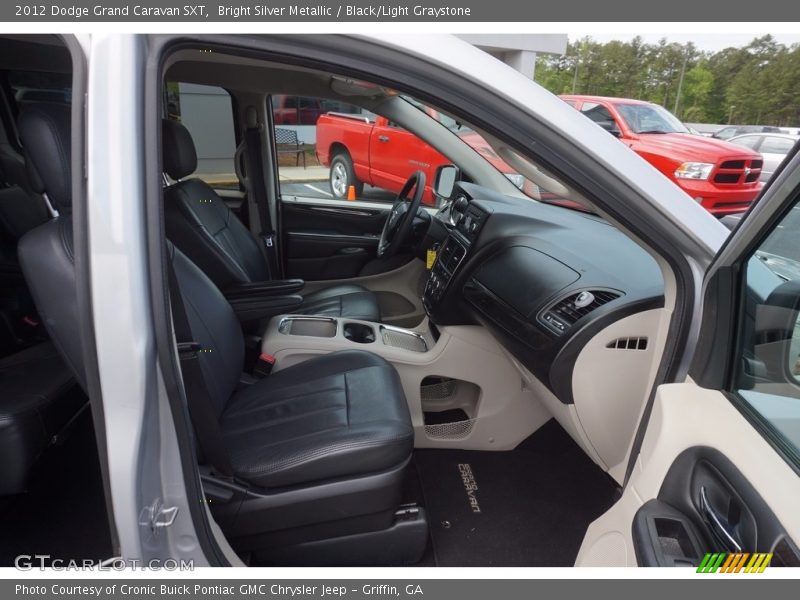 Bright Silver Metallic / Black/Light Graystone 2012 Dodge Grand Caravan SXT