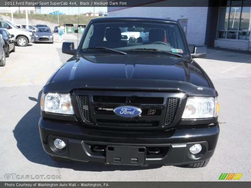 Black / Medium Dark Flint 2011 Ford Ranger Sport SuperCab 4x4