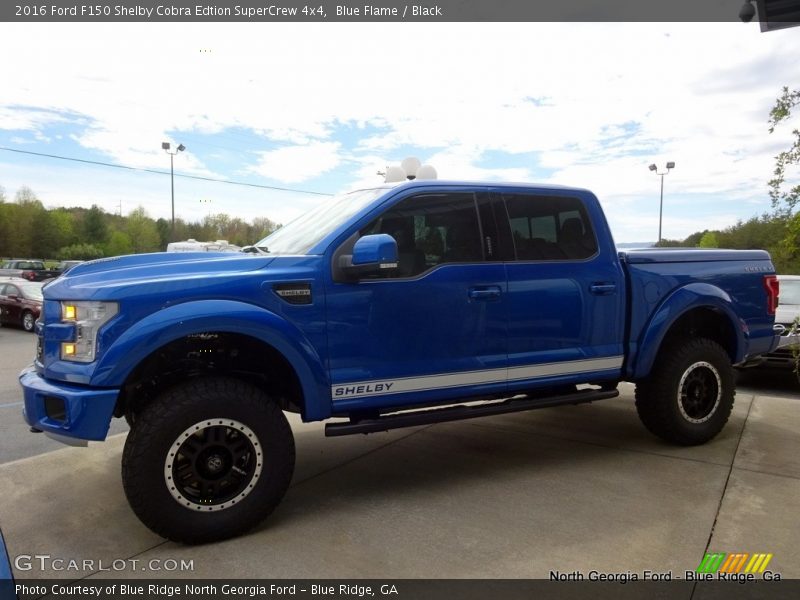 Blue Flame / Black 2016 Ford F150 Shelby Cobra Edtion SuperCrew 4x4
