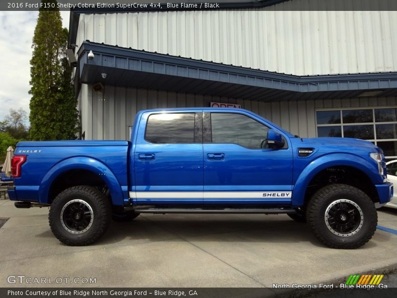 Blue Flame / Black 2016 Ford F150 Shelby Cobra Edtion SuperCrew 4x4