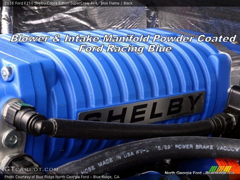Blue Flame / Black 2016 Ford F150 Shelby Cobra Edtion SuperCrew 4x4