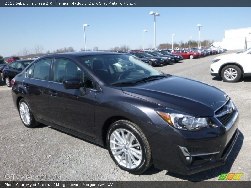 Dark Gray Metallic / Black 2016 Subaru Impreza 2.0i Premium 4-door