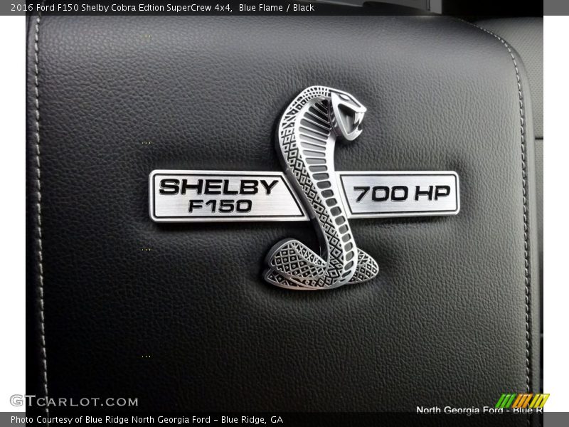 Blue Flame / Black 2016 Ford F150 Shelby Cobra Edtion SuperCrew 4x4