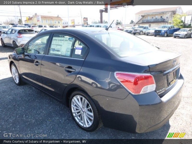 Dark Gray Metallic / Black 2016 Subaru Impreza 2.0i Premium 4-door