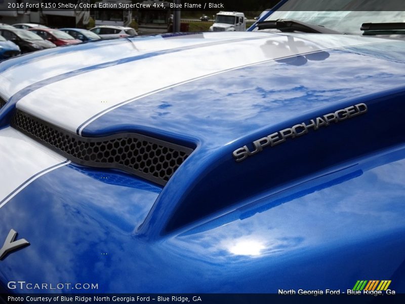 Blue Flame / Black 2016 Ford F150 Shelby Cobra Edtion SuperCrew 4x4