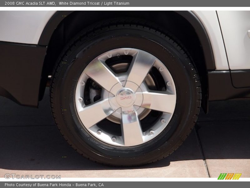 White Diamond Tricoat / Light Titanium 2008 GMC Acadia SLT AWD