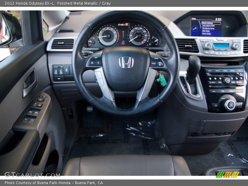 Polished Metal Metallic / Gray 2012 Honda Odyssey EX-L