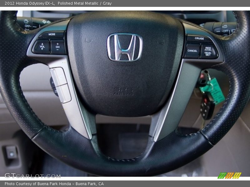Polished Metal Metallic / Gray 2012 Honda Odyssey EX-L