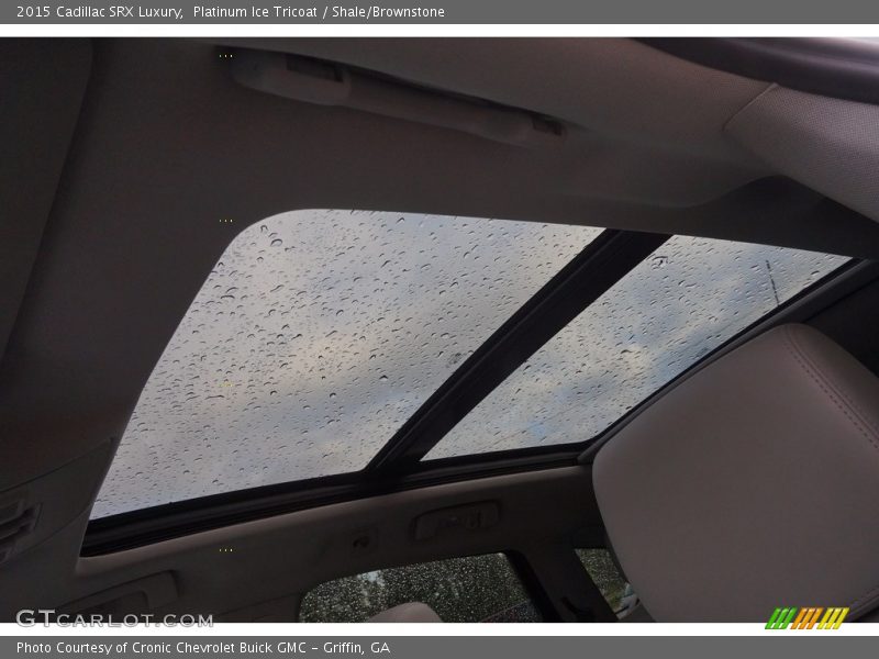Platinum Ice Tricoat / Shale/Brownstone 2015 Cadillac SRX Luxury