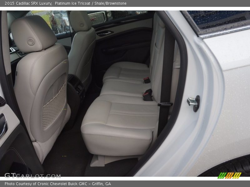 Platinum Ice Tricoat / Shale/Brownstone 2015 Cadillac SRX Luxury