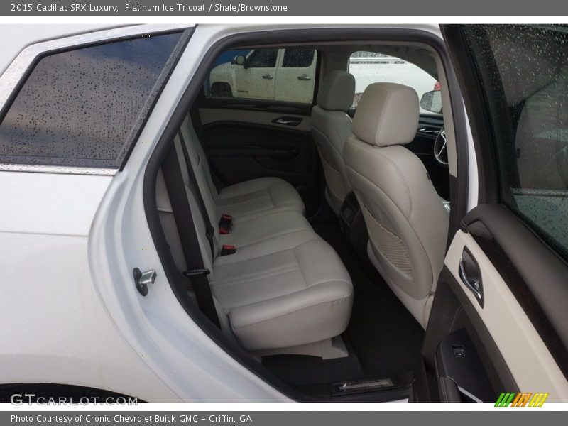 Platinum Ice Tricoat / Shale/Brownstone 2015 Cadillac SRX Luxury