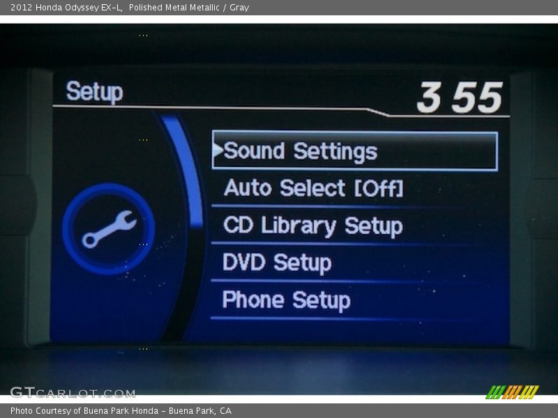 Polished Metal Metallic / Gray 2012 Honda Odyssey EX-L