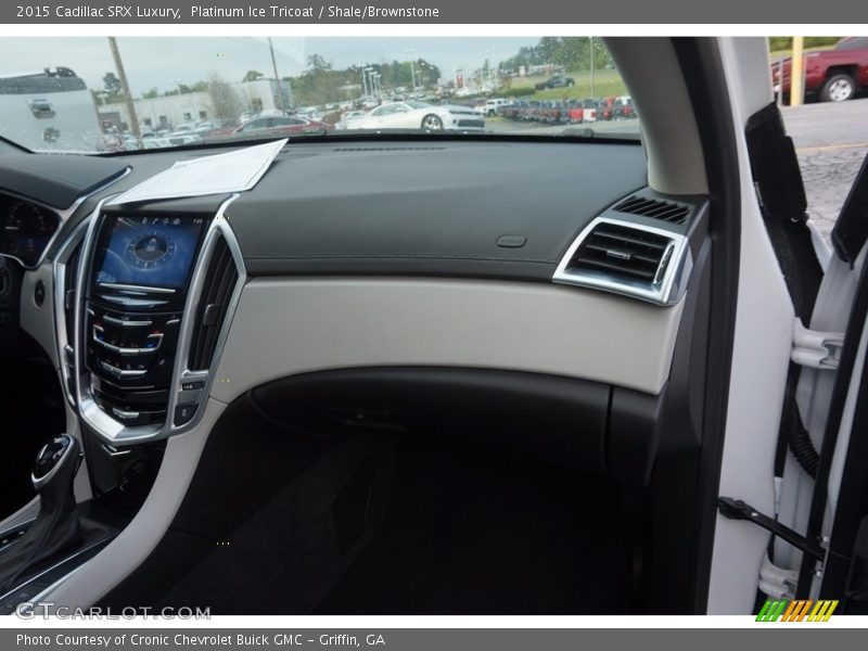 Platinum Ice Tricoat / Shale/Brownstone 2015 Cadillac SRX Luxury