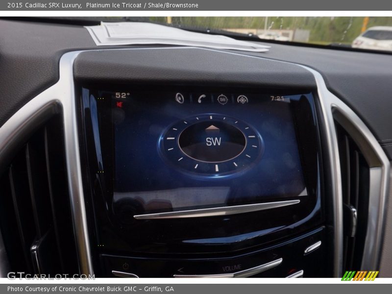 Platinum Ice Tricoat / Shale/Brownstone 2015 Cadillac SRX Luxury