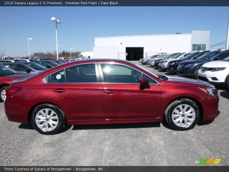 Venetian Red Pearl / Slate Black 2016 Subaru Legacy 2.5i Premium
