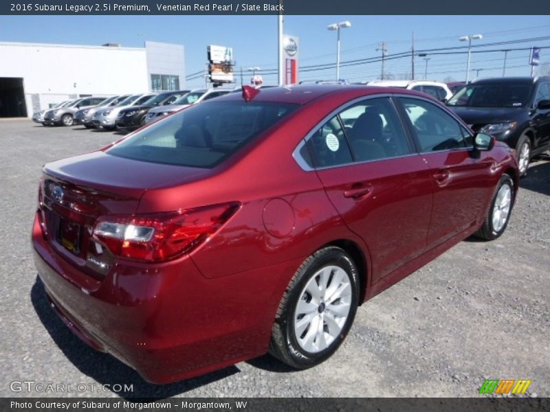 Venetian Red Pearl / Slate Black 2016 Subaru Legacy 2.5i Premium