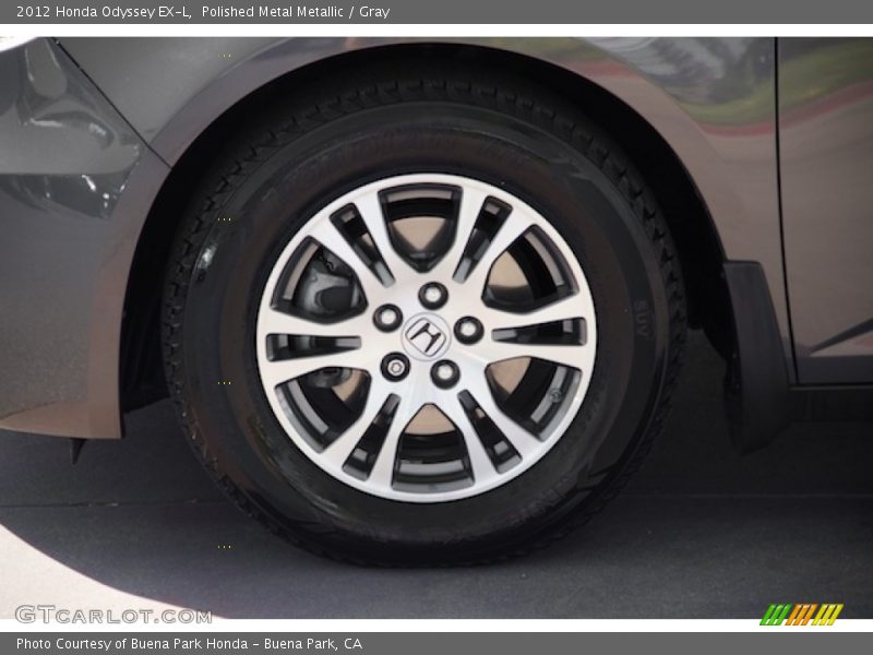 Polished Metal Metallic / Gray 2012 Honda Odyssey EX-L