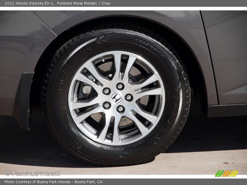 Polished Metal Metallic / Gray 2012 Honda Odyssey EX-L