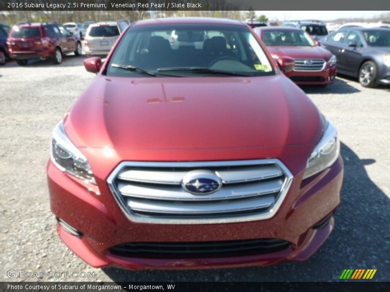 Venetian Red Pearl / Slate Black 2016 Subaru Legacy 2.5i Premium