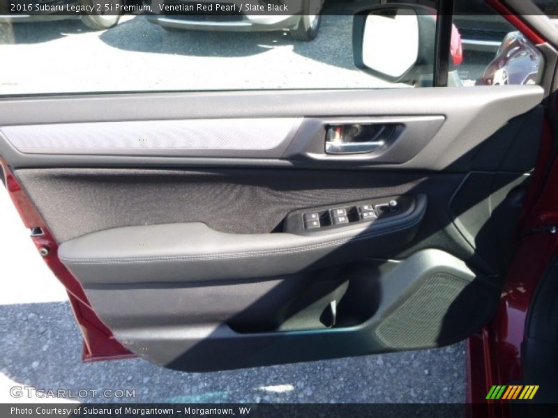 Venetian Red Pearl / Slate Black 2016 Subaru Legacy 2.5i Premium