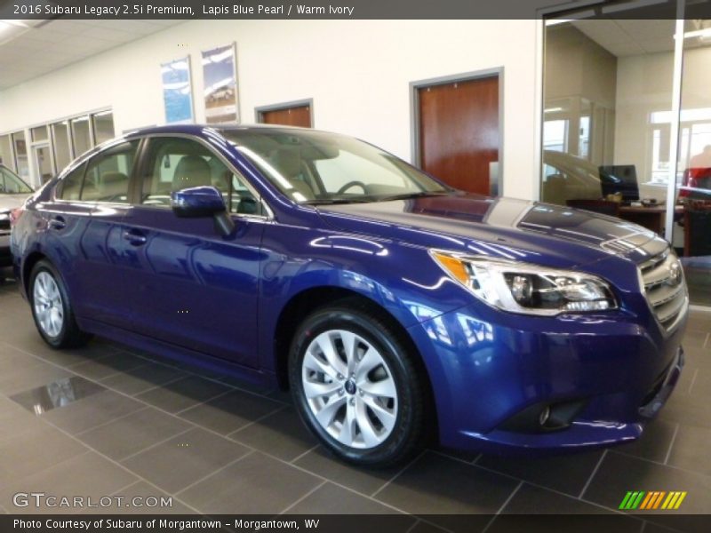 Lapis Blue Pearl / Warm Ivory 2016 Subaru Legacy 2.5i Premium