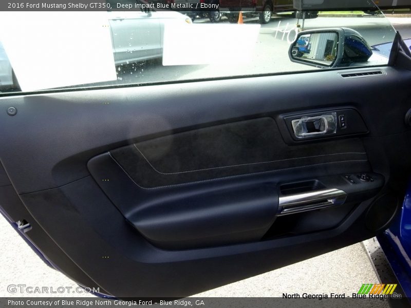 Deep Impact Blue Metallic / Ebony 2016 Ford Mustang Shelby GT350